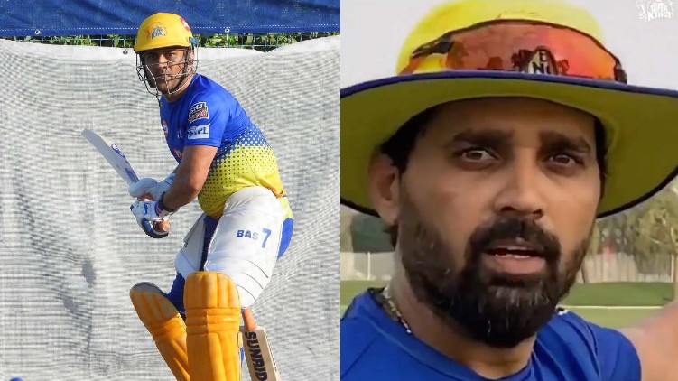 MS Dhoni six CSK