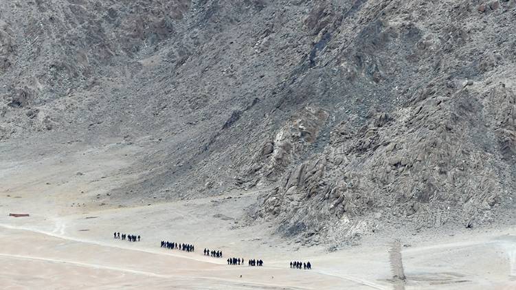 china deploys large number of army
