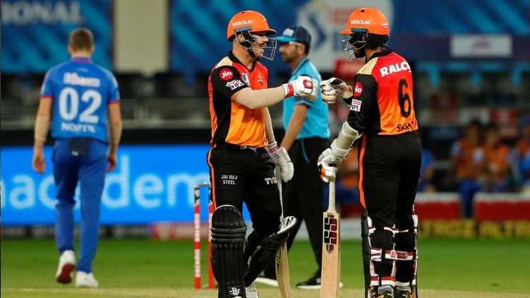 srh dc ipl innings