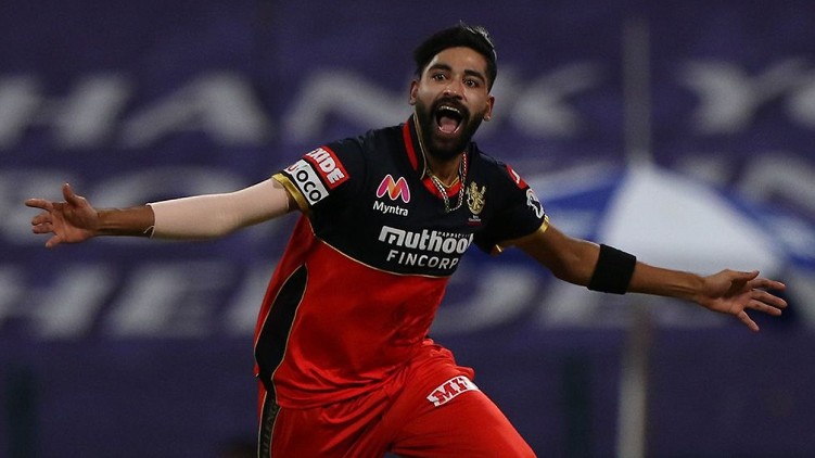 mohammed siraj maiden ipl
