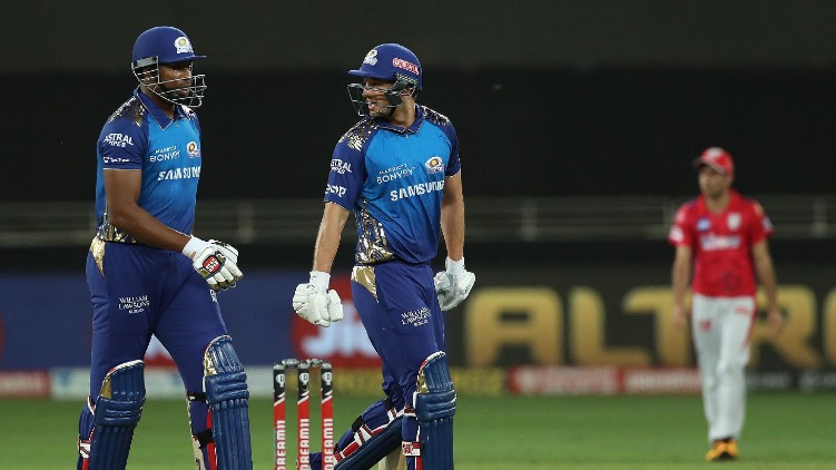 mi kxip ipl innings