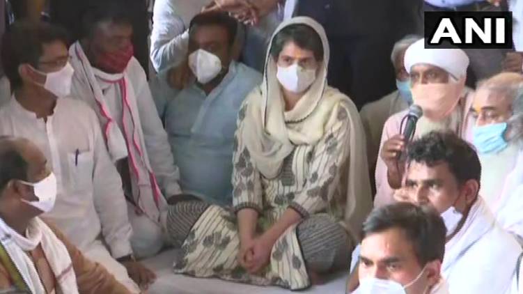 Hathras; Priyanka Gandhi attended prayer service in Delhi