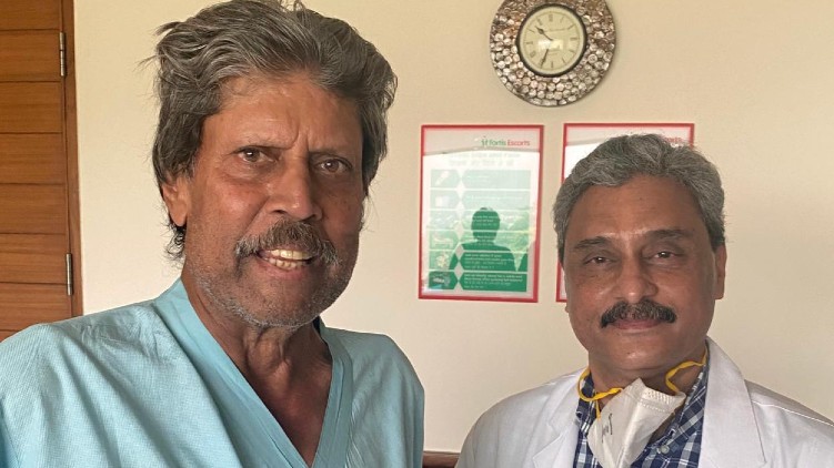 kapil dev discharged hospital
