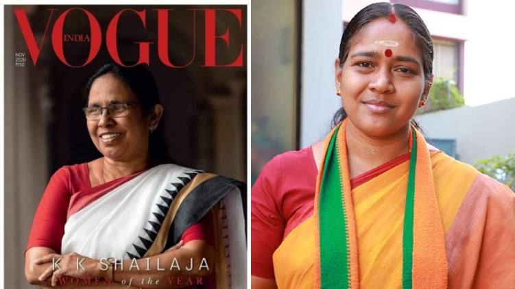 shobha surendran on kk shailaja