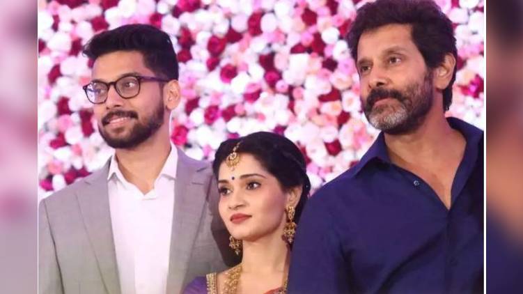 chiyan vikram became grand father