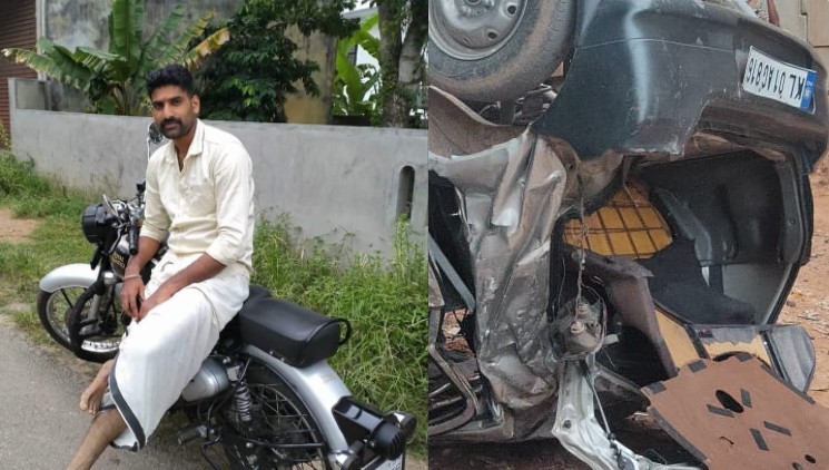 accident thiruvananthapuram soldier dies
