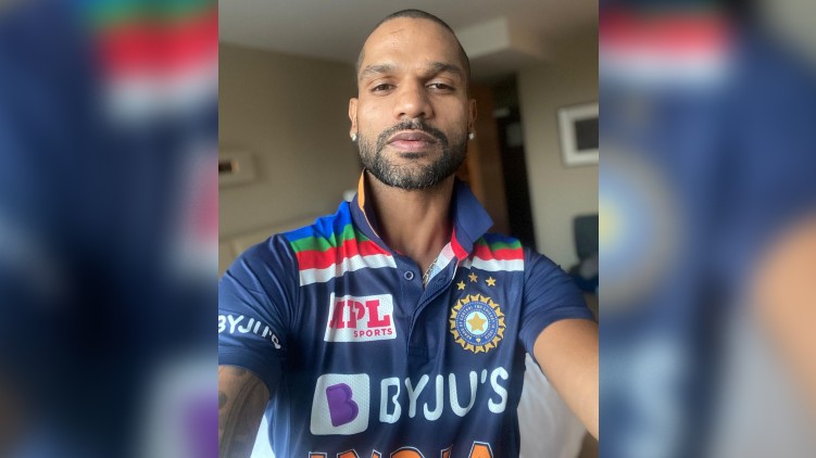 Shikhar Dhawan new jersey