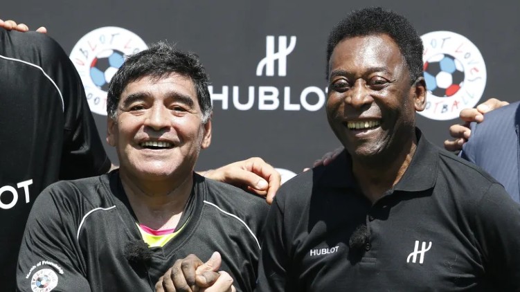 Pele Diego Maradona death