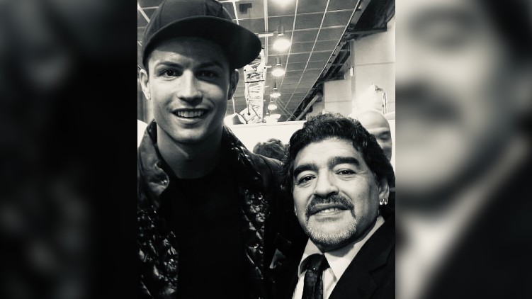 cristiano ronaldo diego maradona