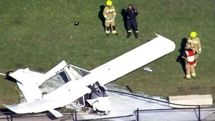 Plane Crashes Indian Cricket