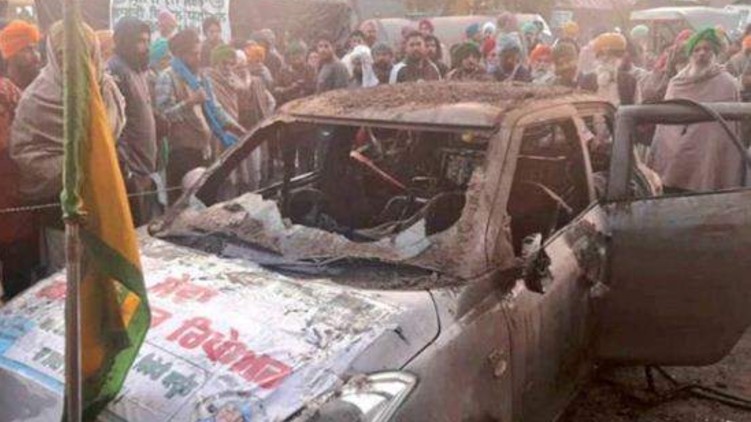 Farmers Protest Burnt Alive