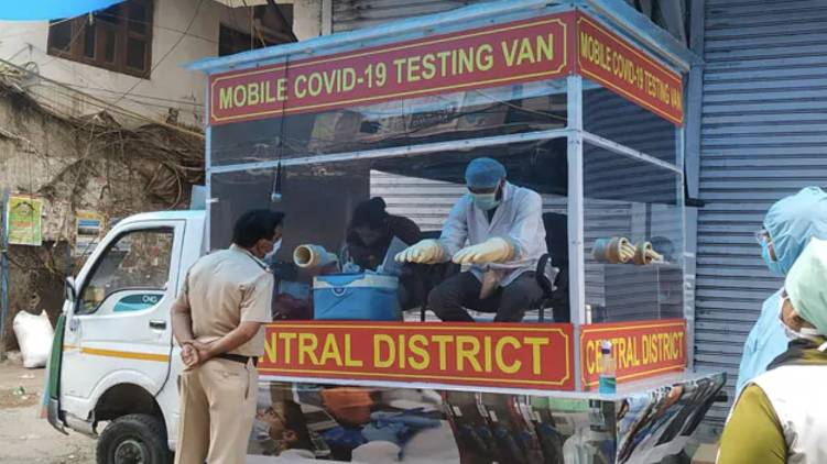 covid positivity rate has crossed 15 per cent in Delhi