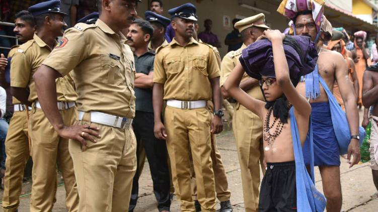 sabarimala police free mess stopped