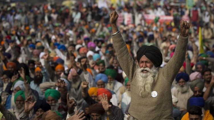 farmers protest meeting today