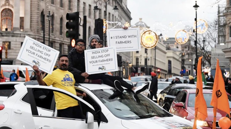 protest London Farmers Arrested