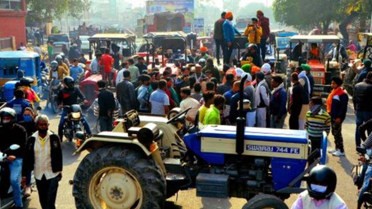 farmers protest