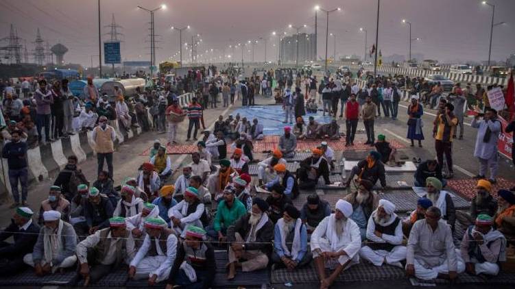 farmers protest