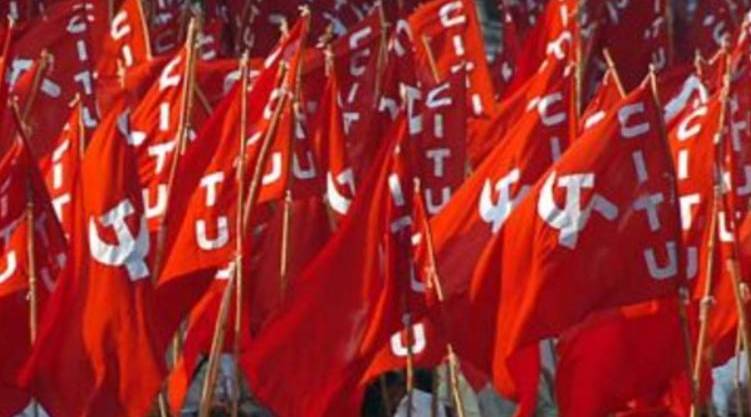 Farmers' protest; workers will also line up; CITU