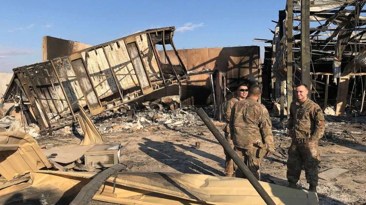 american air force camp blast by iran
