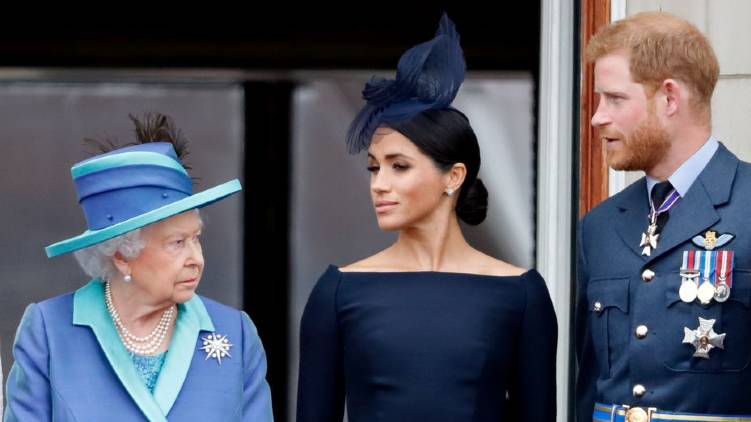 elizabeth queen meghan markle and prince harry
