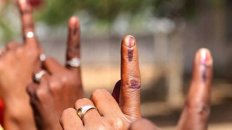 first phase local body polls 72.67 percent poling