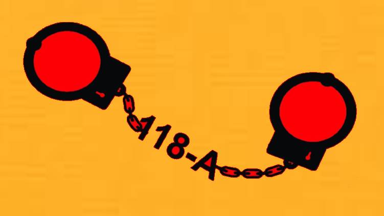 govt withdrew 118A