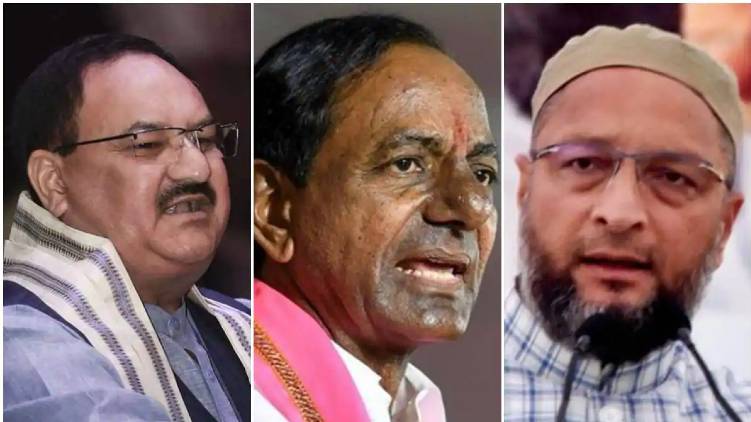 no clean majority for parties in hyderabad