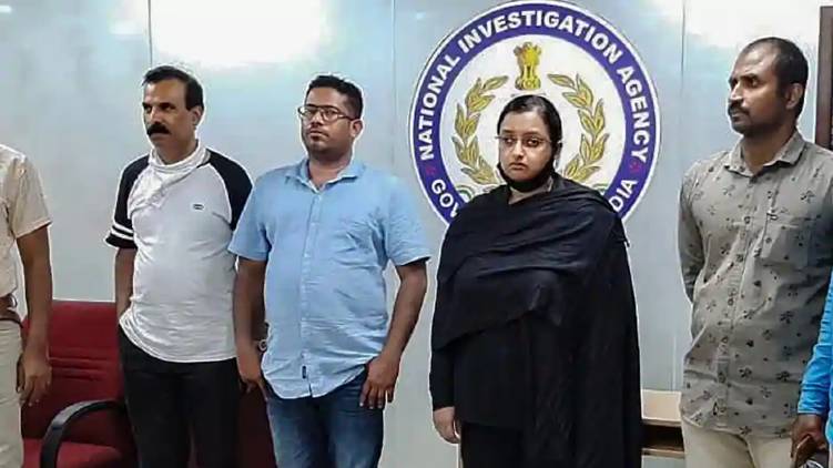 swapna and sandeep in NIA custody
