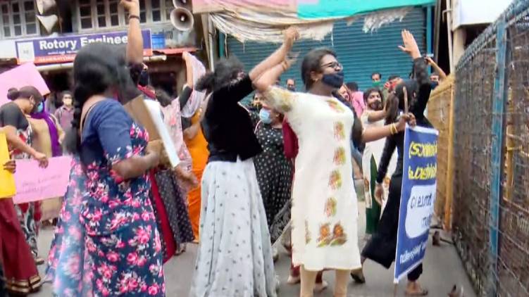 thrissur transgenders protest march