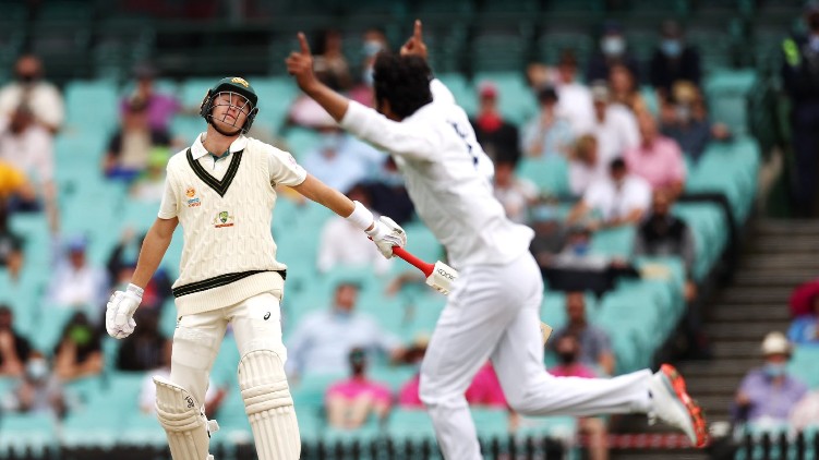 australia wickets india test
