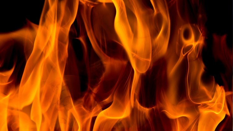 10-year-old critical father fire