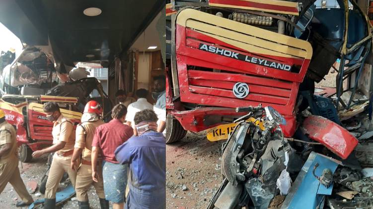 ksrtc accident perunthuruthy