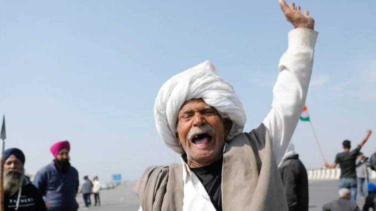 farmers protest