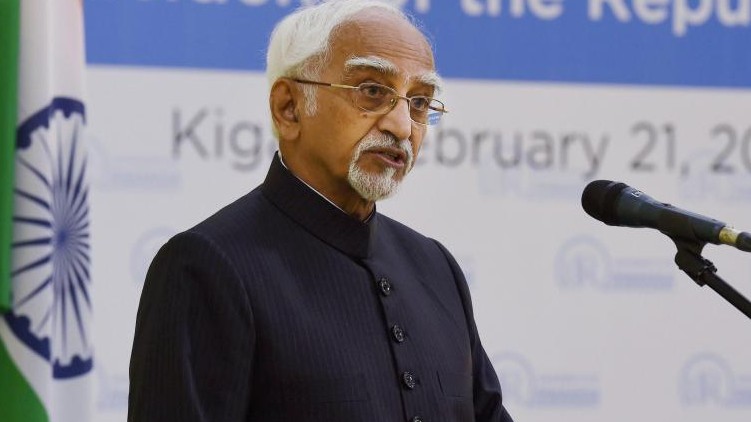 Muslims safe Hamid Ansari