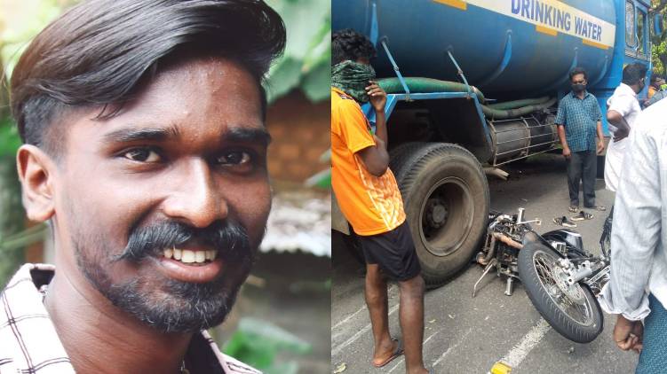 aruvikkara accident one dead