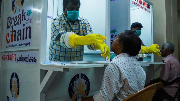 kerala reported one among three covid cases says cm