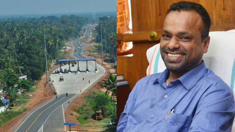 kollam district collector on kollam byepass toll