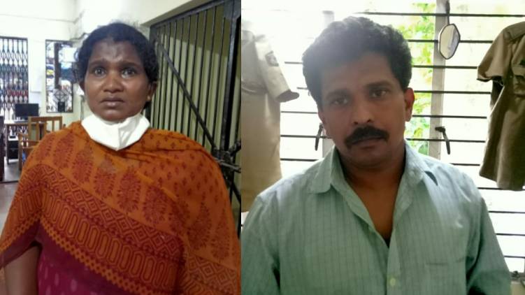 kollam mother killed by son and daughter in law