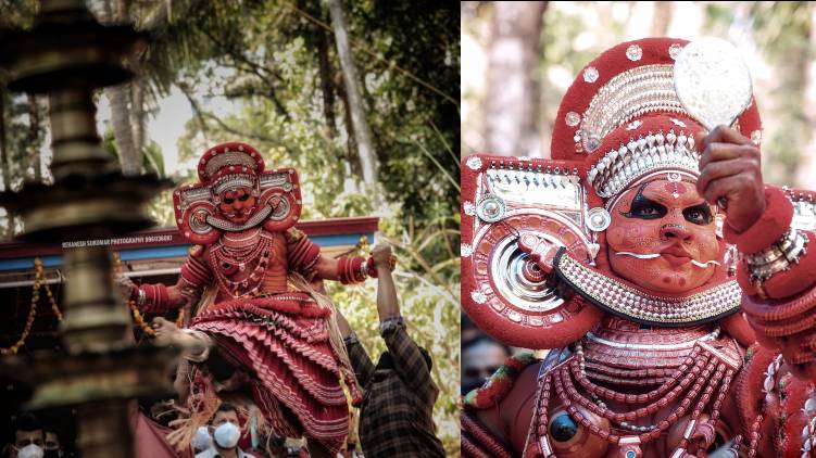 man behind viral theyyam