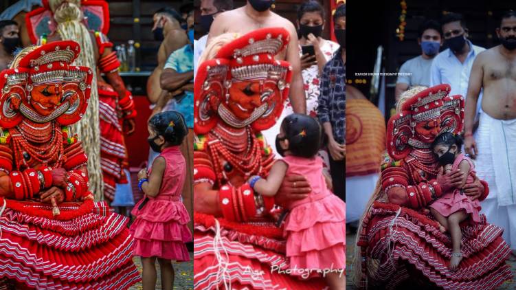 man behind viral theyyam