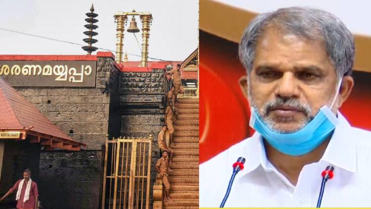 udf vow on sabarimala law lie says a vijayaraghavan