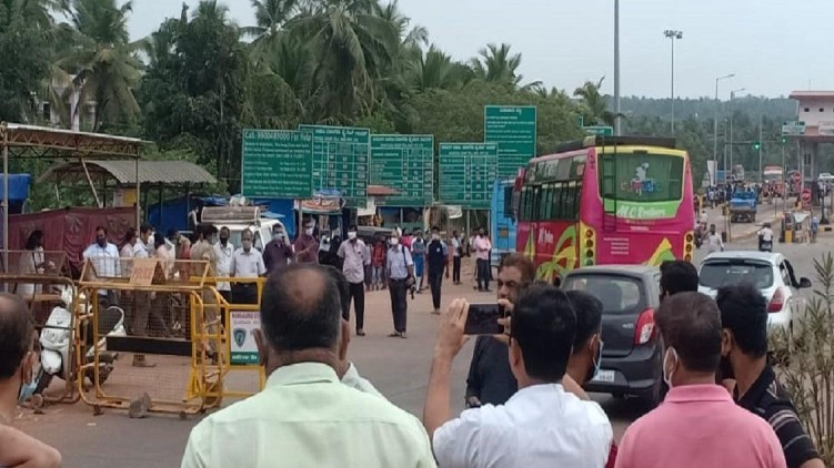 Kerala Karnataka border softened