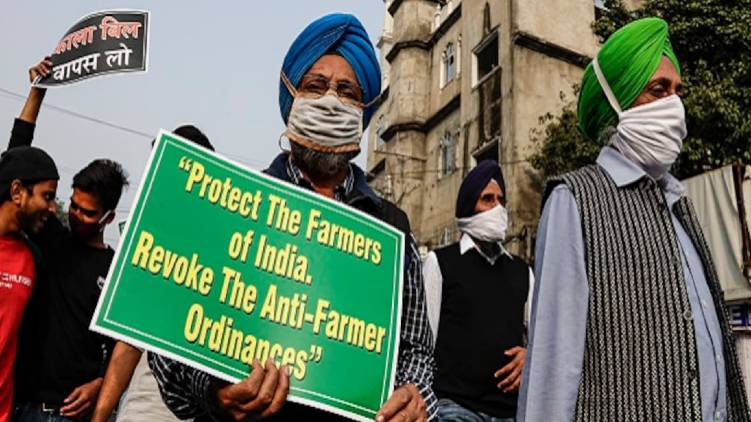 farmers protest