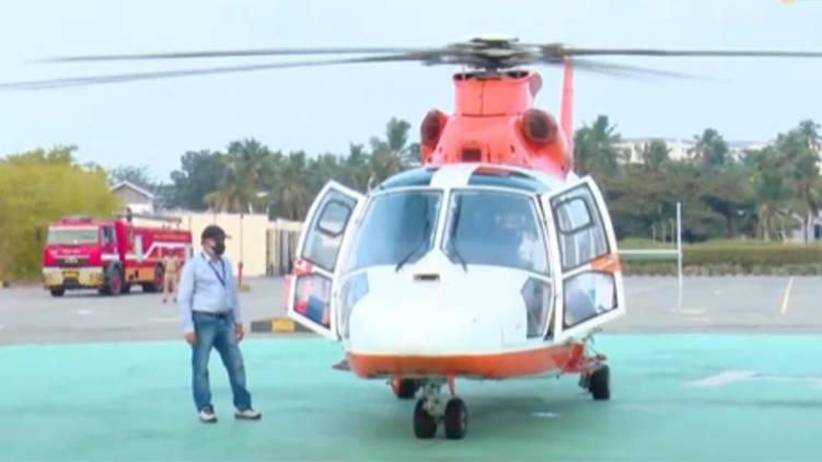 helicopter with heart