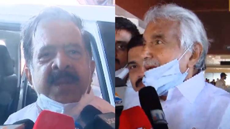 oommen chandy ramesh chennithala