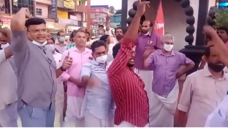 CPI protests Chinchurani Chadayamangalam