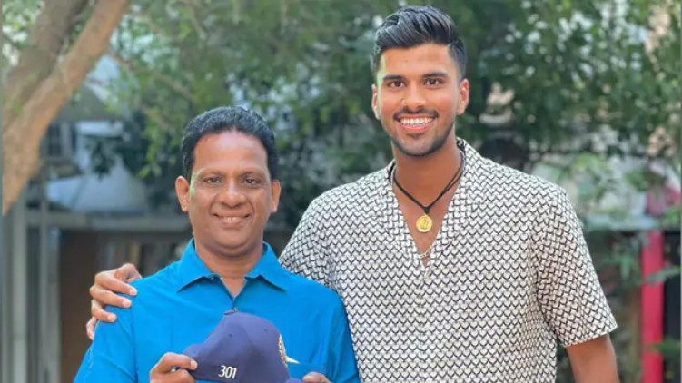 Washington Sundar’s father tailenders