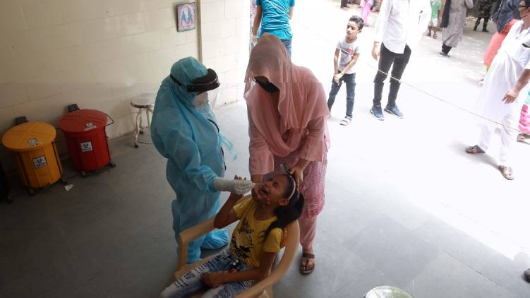 steep hike in covid cases india