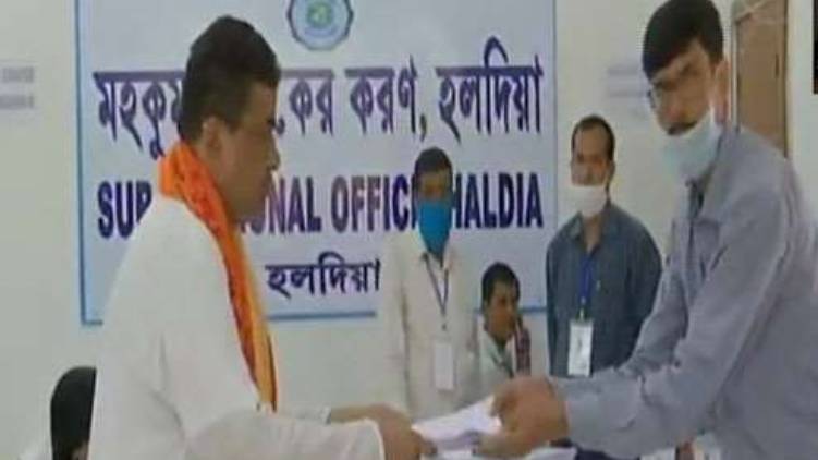 suvendhu adhikari files nomination