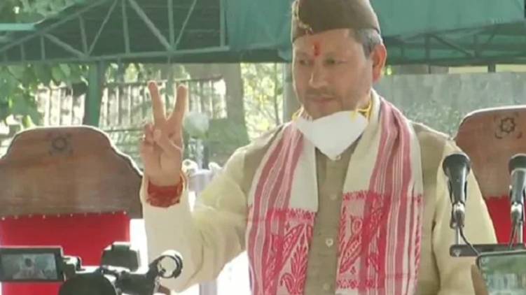 tirath singh sworn in as uttarakhand cm